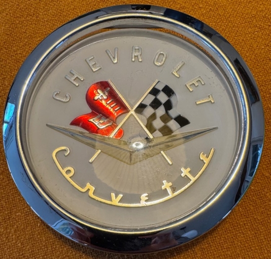 1956-57 NOS Front-Rear Emblem &amp; Bezel - *READ*