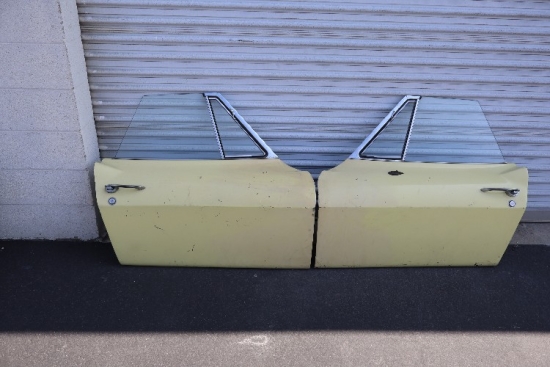 67 CORVETTE ONLY CONVERTIBLE DOORS COMPLETE