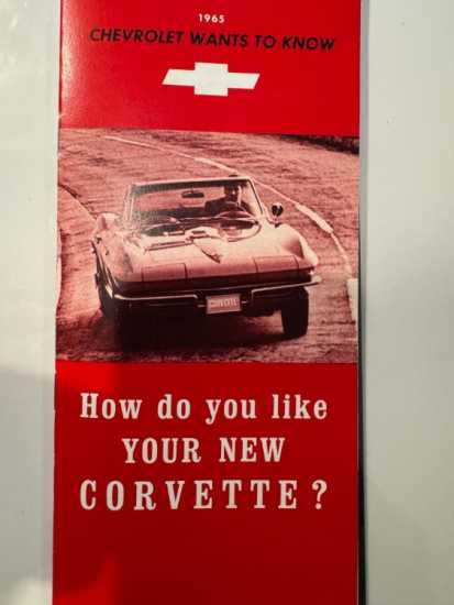 1965 Survey Pamhplet