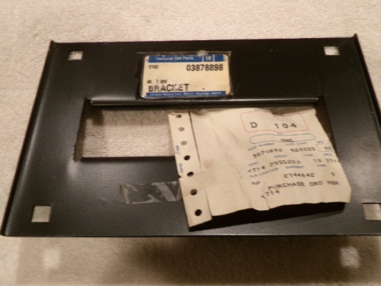 C2 Front License plate bracket