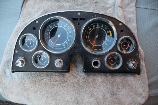64 CORVETTE ONLY INSTRUMENT CLUSTER WITH GAUGES