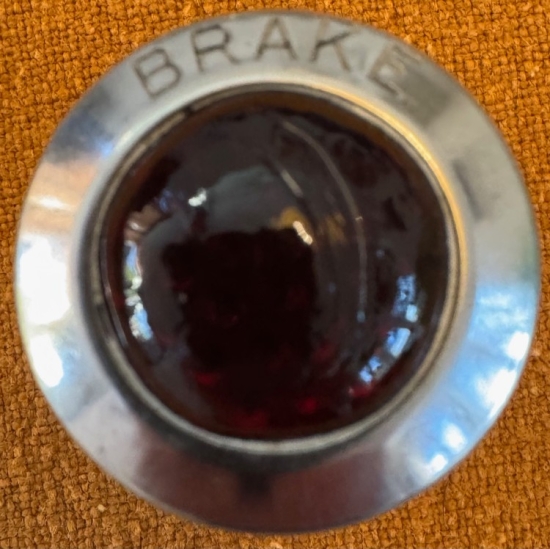 1953-57 Emergency Parking Brake Light Jewel-Bezel