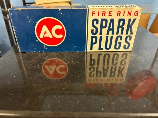 AC 45 Green Ring Spark Plugs NOS