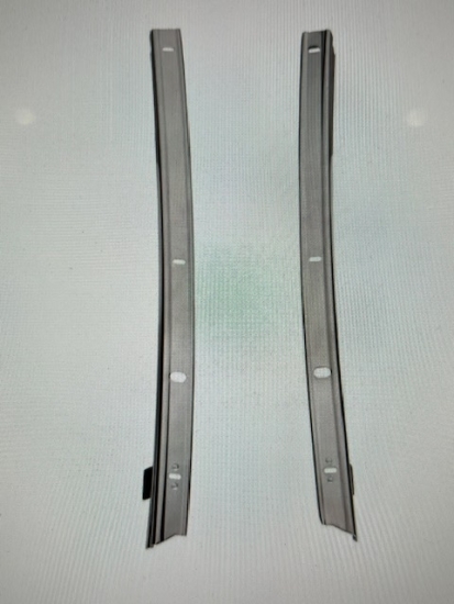 1968-76 Hinge pillar weatherstrip retainer. 1 pair