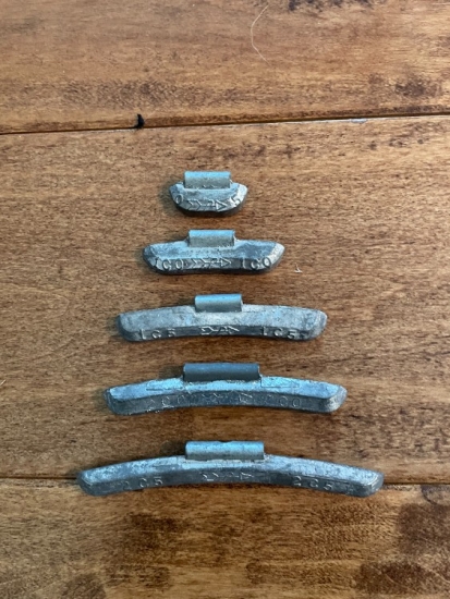 Vintage Wheel Weights Perfect Equipment Company