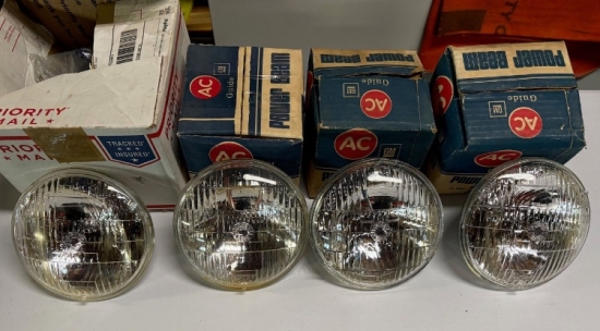 4 AC Guide Power Beam Headlight Bulbs 5001