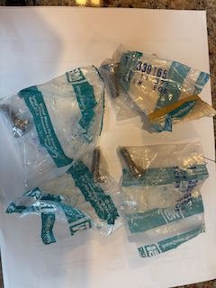 1974-1978 C3 Corvette Seat Hinge Pivot Bolts