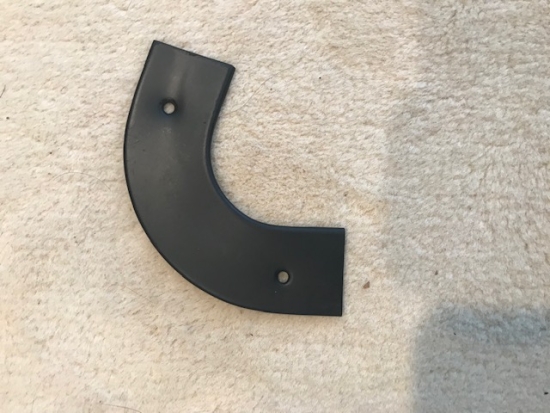 1963 Rear Window Interior Corner Molding