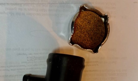 63-65 Corvette 3828373 Chrome Oil Fill Tube CAP C2