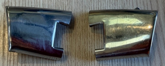 1956-58E Outer Door Reveal Molding End Caps