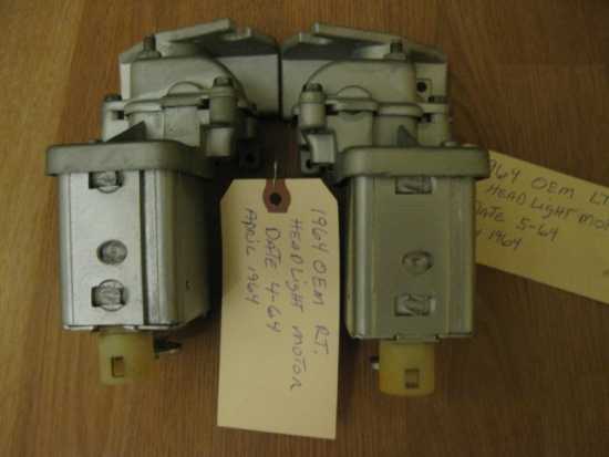 1964 headlight motor's