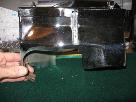 1967 BB (390 HP) distributor shield