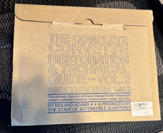 CORVETTE RESTORATION &amp;TECHNICAL GUIDE VOL.2 in box