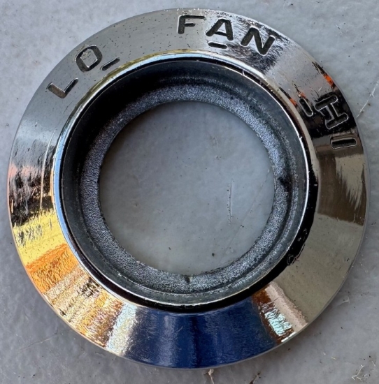 1953-55 Heater-Defroster Indicator Bezel